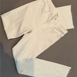 L'AGENCE Off-White Denim Pants